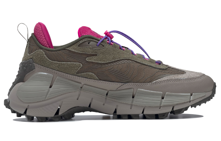 Lookbook Reebok Zig Kinetica 2.5 Edge 'Hijau Tentara Pink' HR1772