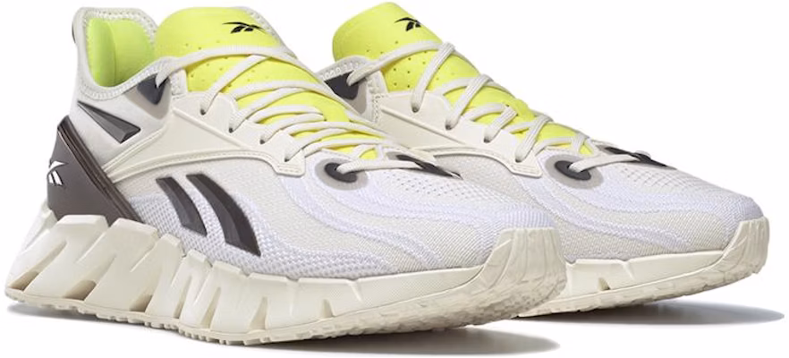 Reebok Zig Kinetica 3 防滑耐磨 低筒 跑步鞋 男女款 黃白 Lookbook Reebok Zig Kinetica 3 防滑耐磨 低筒 跑步鞋 男女款 黃白