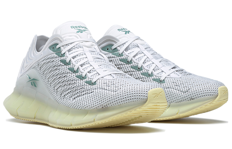 Lookbook Reebok Zig Kinetica 低幫 跑步鞋 男女同款 白綠