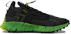 Kasut Reebok Zig Kinetica Edge Cozy Penyerap Kejut Unisex Hitam Hijau. GY3574