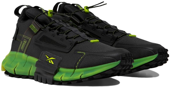 Reebok Zig Kinetica Edge Sepatu Rendah Unisex Hitam Hijau Nyaman & Anti Guncangan GY3574 Lookbook Reebok Zig Kinetica Edge Sepatu Rendah Unisex Hitam Hijau Nyaman & Anti Guncangan GY3574