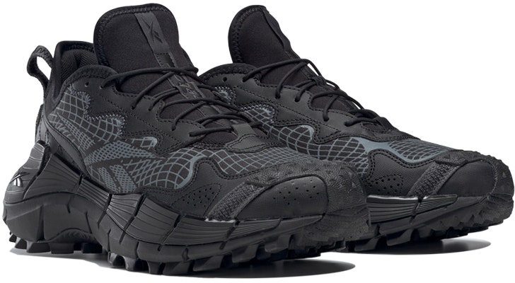 Reebok Zig Kinetica II Edge ' Black Pure Grey' H00064 Lookbook Reebok Zig Kinetica II Edge ' Black Pure Grey' H00064