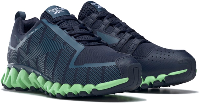 锐步 ZigWild Trail 6 跑鞋 '向量海军蓝荧光薄荷' S42596 Lookbook 锐步 ZigWild Trail 6 跑鞋 '向量海军蓝荧光薄荷' S42596