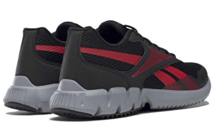 Shop Reebok Ztaur Run 舒適耐磨跑步鞋 黑紅色