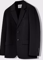 Buy REMAIN SECOND Blazer Oversized Hitam Basic LMJK01