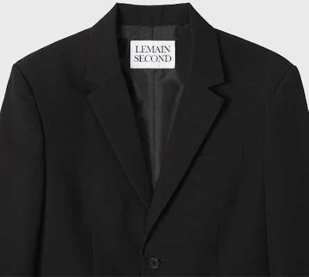REMAIN SECOND Blazer Oversized Hitam Basic LMJK01 Purchase REMAIN SECOND Blazer Oversized Hitam Basic LMJK01