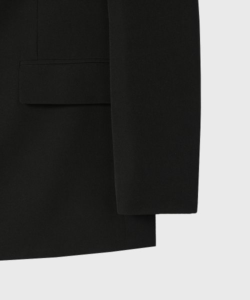Details for REMAIN SECOND Basic Oversized Single Blazer Jacket [Black] LMJK01