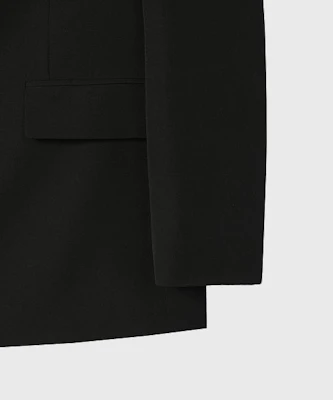 REMAIN SECOND Blazer Oversized Hitam Basic LMJK01 Details for REMAIN SECOND Blazer Oversized Hitam Basic LMJK01