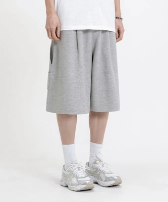 REMAIN SECOND 寬版工裝短褲 一褶百慕達運動短褲【灰色】 LMPT11 Lookbook REMAIN SECOND 寬版工裝短褲 一褶百慕達運動短褲【灰色】 LMPT11