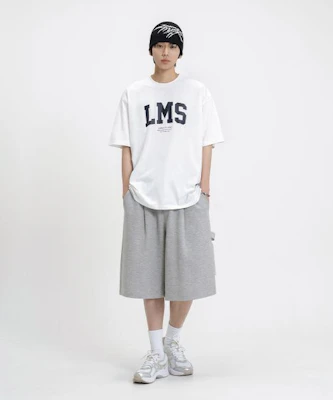 REMAIN SECOND 寬版工裝短褲 一褶百慕達運動短褲【灰色】 LMPT11 Shop REMAIN SECOND 寬版工裝短褲 一褶百慕達運動短褲【灰色】 LMPT11