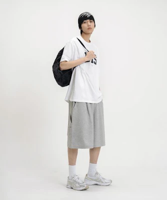 REMAIN SECOND 寬版工裝短褲 一褶百慕達運動短褲【灰色】 LMPT11 Purchase REMAIN SECOND 寬版工裝短褲 一褶百慕達運動短褲【灰色】 LMPT11