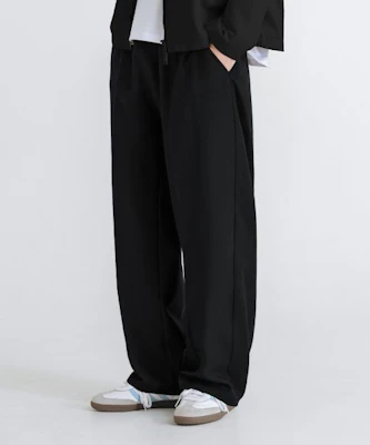 REMAIN SECOND EZ宽松半松紧西裤【黑色】 LMPT05 Lookbook REMAIN SECOND EZ宽松半松紧西裤【黑色】 LMPT05