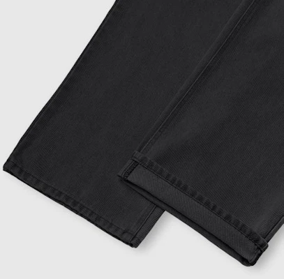 Seluar Denim Lebar Hitam Remain Second Natural Washed LBLMPT01 2
