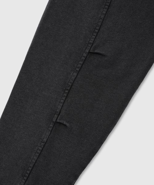 Cheap REMAIN SECOND Vintage Pigment 2-Way Oversized Hoodie Zip-Up [Charcoal] LMHD01