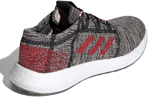 Ren Zhe x adidas PureBoost Go 'Black Scarlet' F36193 Shop Ren Zhe x adidas PureBoost Go 'Black Scarlet' F36193