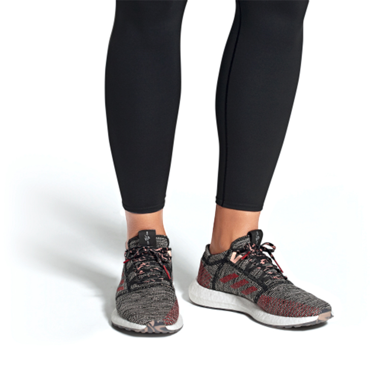Cheap Ren Zhe x adidas PureBoost Go 'Black Scarlet' F36193