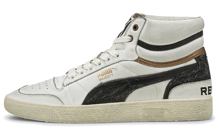 Buy Sepatu Puma Replay x Ralph Sampson Mid Hitam/Emas 'Putih' 374853-01