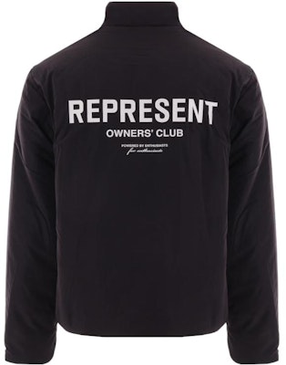 REPRESENT Black Full-Zip Jacket with Logo Print Long Sleeves MP1006-01 Lookbook REPRESENT Black Full-Zip Jacket with Logo Print Long Sleeves MP1006-01