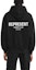 Purchase REPRESENT 黑色拉链连帽卫衣字母印花设计 MH4039-01