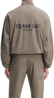 REPRESENT 棕色拉链立领宽松夹克字母印花外套。 247M109-499 Purchase REPRESENT 棕色拉链立领宽松夹克字母印花外套。 247M109-499