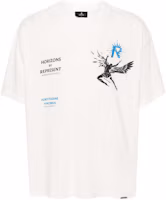 REPRESENT Graphic Print White T-Shirt Short Sleeve Casual Tee MLM467-72 REPRESENT Graphic Print White T-Shirt Short Sleeve Casual Tee MLM467-72