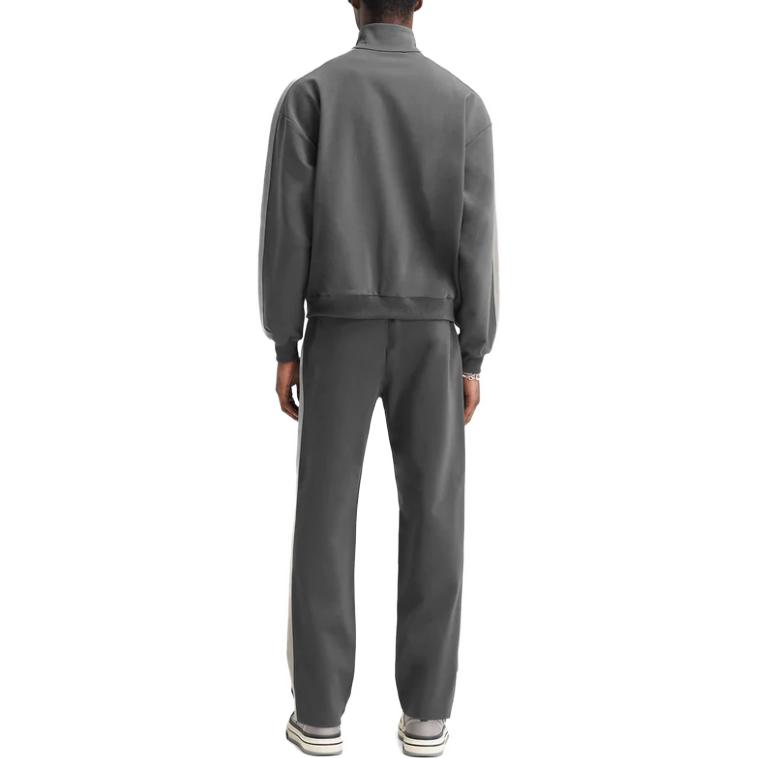 Shop REPRESENT Seluar Lurus Knit Kelabu Mid-Waist. MT5001-396