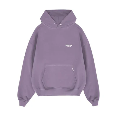 REPRESENT Purple Hoodie with Letter Print Long Sleeve MH4004-326