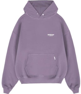 REPRESENT 紫色字母印花长袖连帽衫 MH4004-326 Order REPRESENT 紫色字母印花长袖连帽衫 MH4004-326