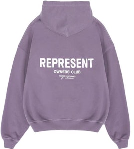 REPRESENT 紫色字母印花长袖连帽衫 MH4004-326 Lookbook REPRESENT 紫色字母印花长袖连帽衫 MH4004-326