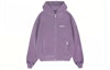 Buy REPRESENT パープル 無地 ジップアップ フーディー 長袖 ゆったりフィット MH4039-326