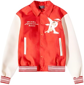 REPRESENT レッドレタープリント 長袖 ベースボールジャケット. M01222-239 Buy REPRESENT レッドレタープリント 長袖 ベースボールジャケット. M01222-239