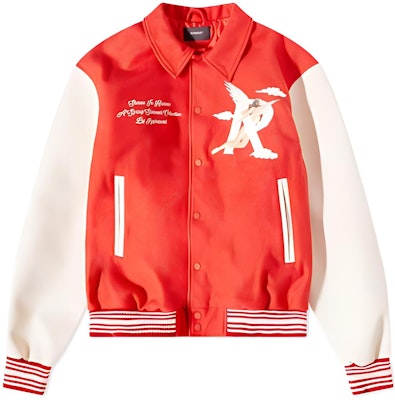 REPRESENT レッドレタープリント 長袖 ベースボールジャケット. M01222-239 Buy REPRESENT レッドレタープリント 長袖 ベースボールジャケット. M01222-239