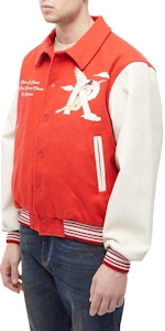 REPRESENT レッドレタープリント 長袖 ベースボールジャケット. M01222-239 Shop REPRESENT レッドレタープリント 長袖 ベースボールジャケット. M01222-239