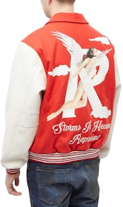 REPRESENT レッドレタープリント 長袖 ベースボールジャケット. M01222-239 Purchase REPRESENT レッドレタープリント 長袖 ベースボールジャケット. M01222-239