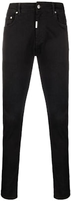 REPRESENT Slim-Fit Cotton Black Jeans M07043-01 Order REPRESENT Slim-Fit Cotton Black Jeans M07043-01