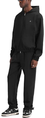 REPRESENT Slim Fit Hooded Tracksuit Jacket Black MJ1005-01 Sizing REPRESENT Slim Fit Hooded Tracksuit Jacket Black MJ1005-01