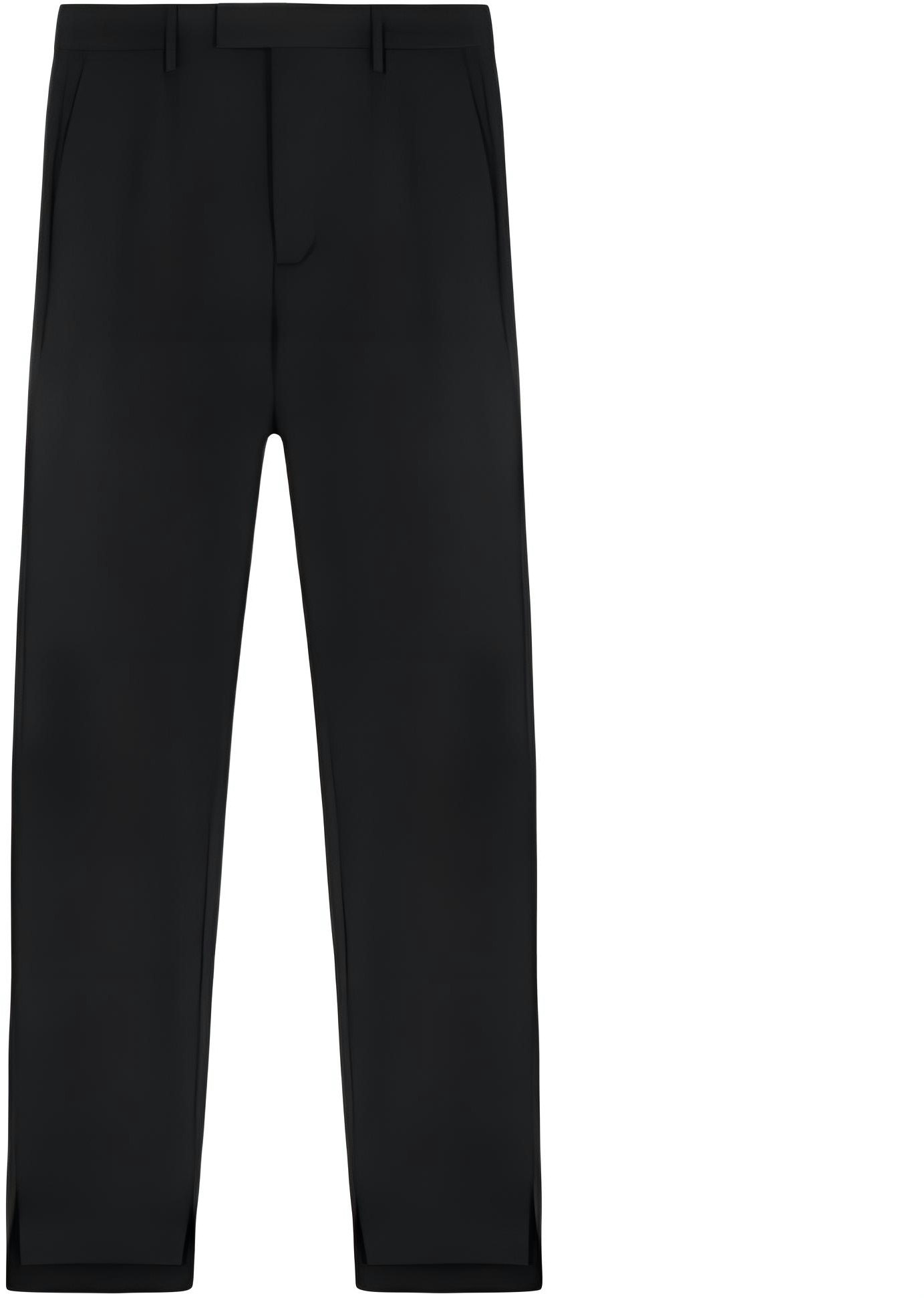 represent-solid-black-zip-straight-leg-casual-pants-mlm-53101-black