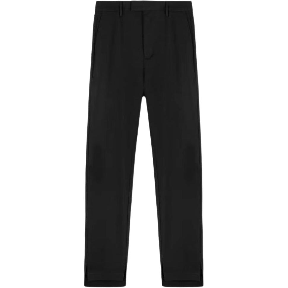 Order REPRESENT Pantalones Casuales Rectos Negros con Cremallera MLM53101-BLACK