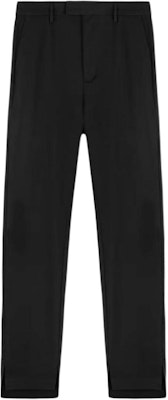 REPRESENT Solid Black Zip Straight-Leg Casual Pants MLM53101-BLACK Order REPRESENT Solid Black Zip Straight-Leg Casual Pants MLM53101-BLACK
