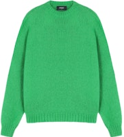 REPRESENT 实心绿色宽松版圆领针织毛衣 MH3001301 Order REPRESENT 实心绿色宽松版圆领针织毛衣 MH3001301