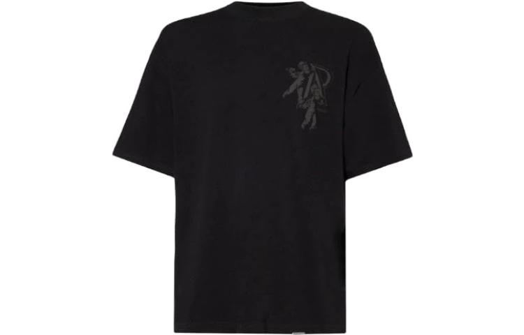 Order リプレゼント エンジェルプリント クルーネックTシャツ ブラック (メンズ) MT4026-01