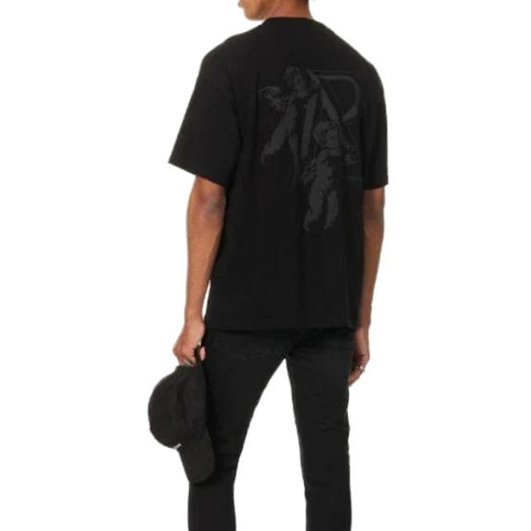 Purchase リプレゼント エンジェルプリント クルーネックTシャツ ブラック (メンズ) MT4026-01