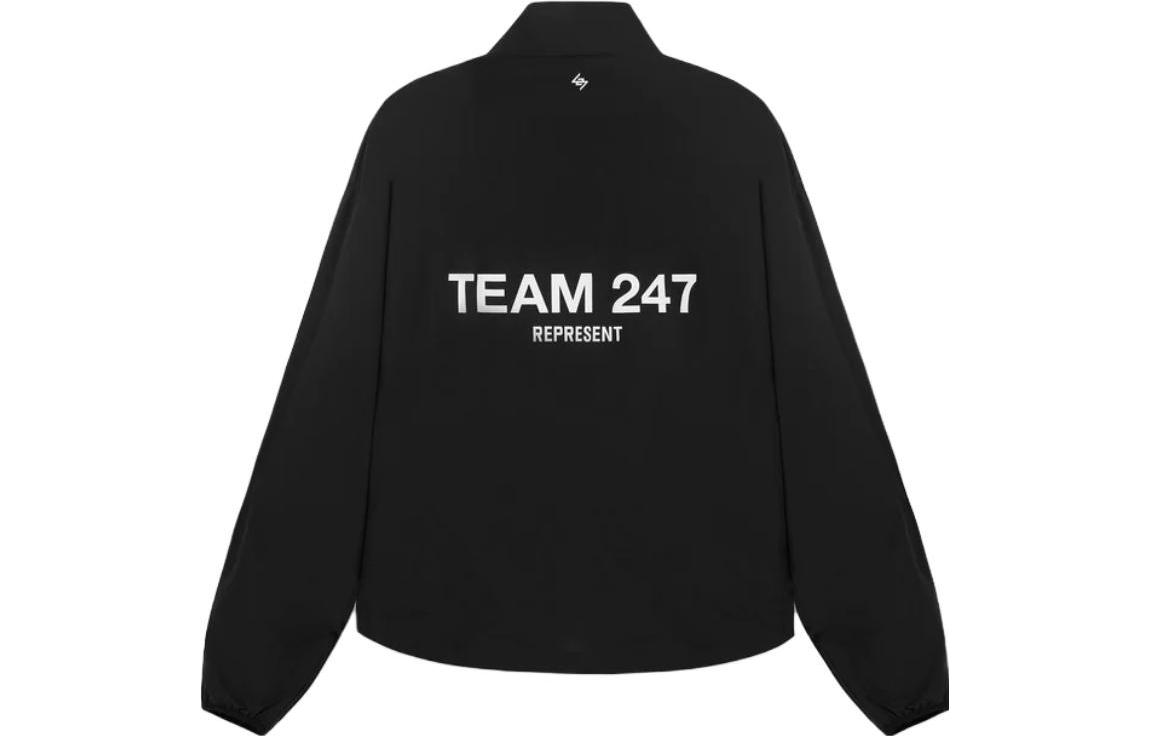 Lookbook REPRESENT 黑色宽松字母立领长袖夹克 247M10-901