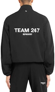 REPRESENT 黑色宽松字母立领长袖夹克 247M10-901 Purchase REPRESENT 黑色宽松字母立领长袖夹克 247M10-901