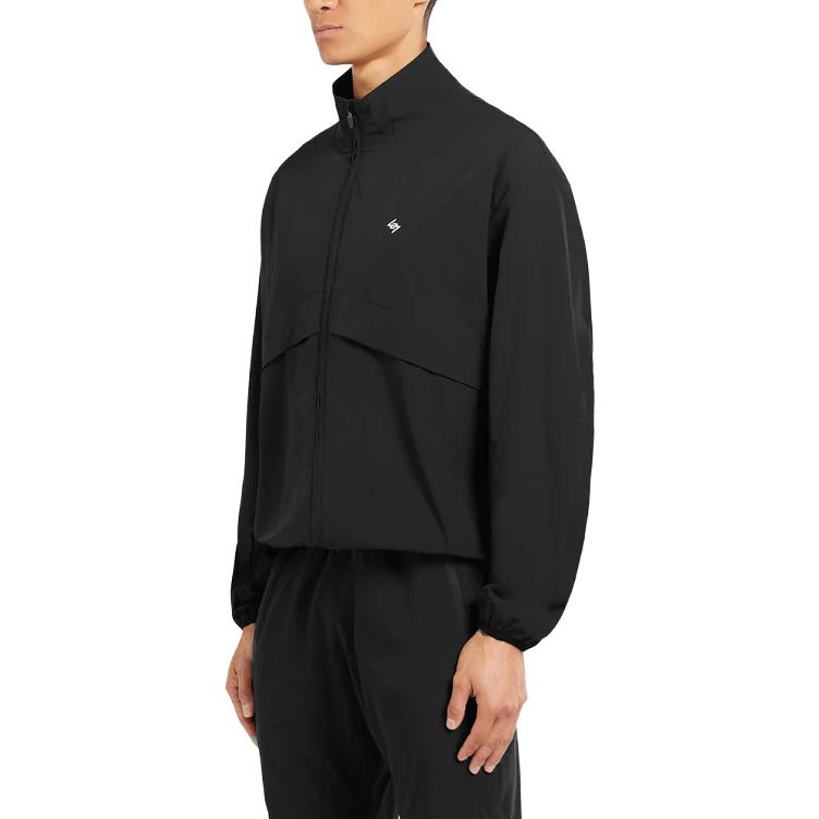 Details for REPRESENT 黑色宽松字母立领长袖夹克 247M10-901