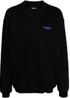 Represent Black Crewneck Oversized Letter Print Sweatshirt MS4002-BLACK Represent Black Crewneck Oversized Letter Print Sweatshirt MS4002-BLACK