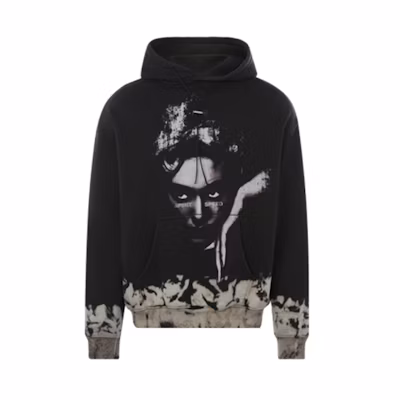Represent Black Graphic Logo Casual Hoodie M04051-03