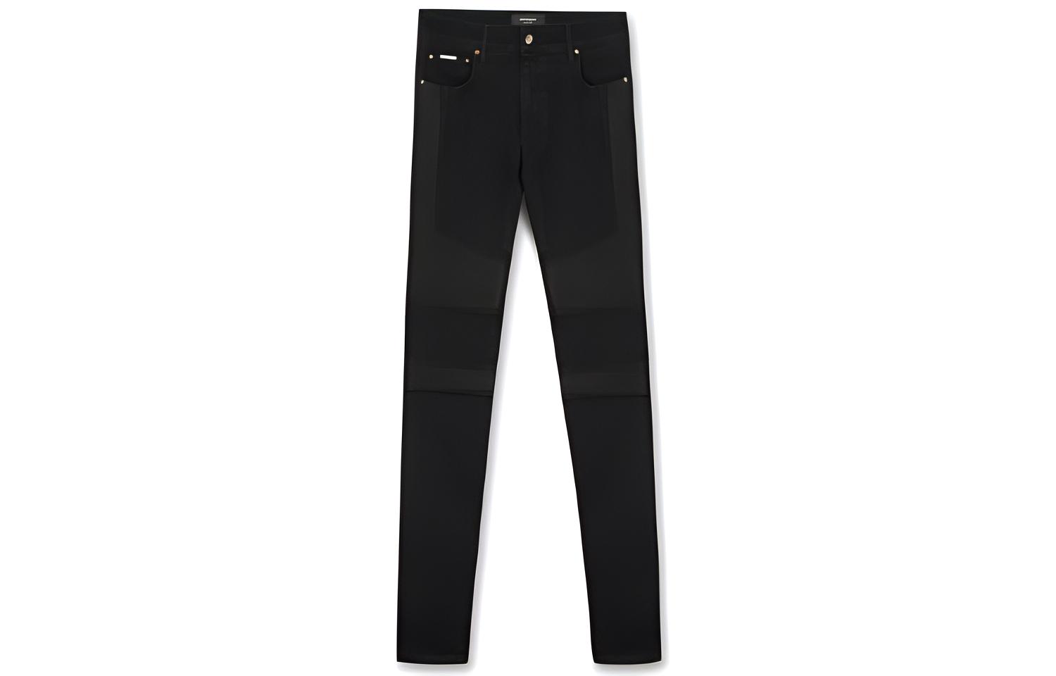 REPRESENT Black Jeans with Embossed Logo M07045-031