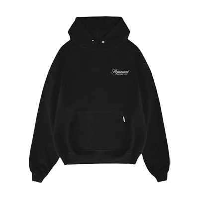 Represent Black Oversized Letter Print Hoodie OCM41200-001