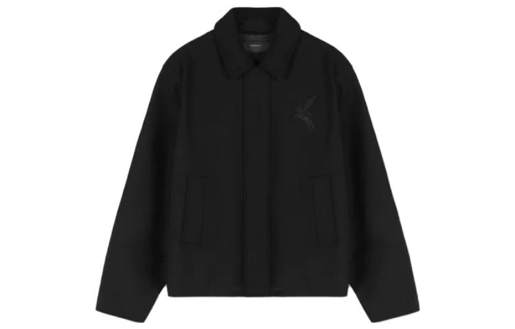 Represent Black Zip-Up Collared Long Sleeve Jacket MS1005-01